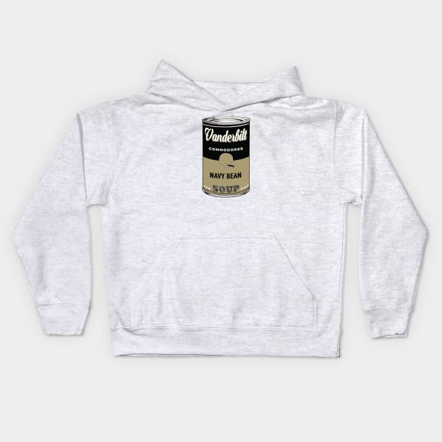 Vanderbilt Commodores Soup Can Kids Hoodie by Rad Love